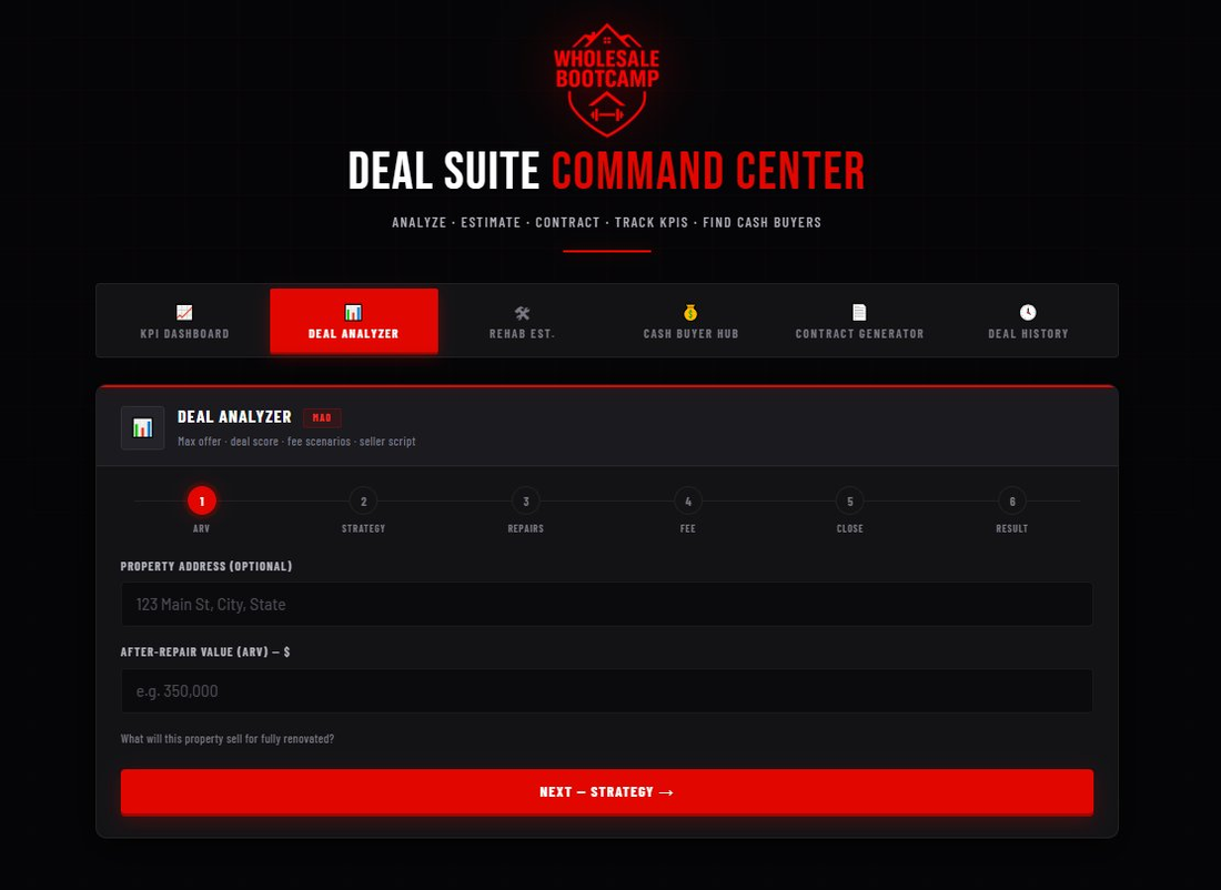 Deal Analyzer tool